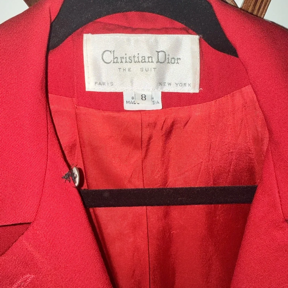 Dior red be piece